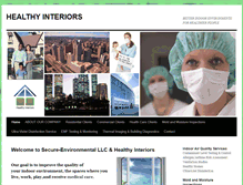 Tablet Screenshot of healthy-interiors.com